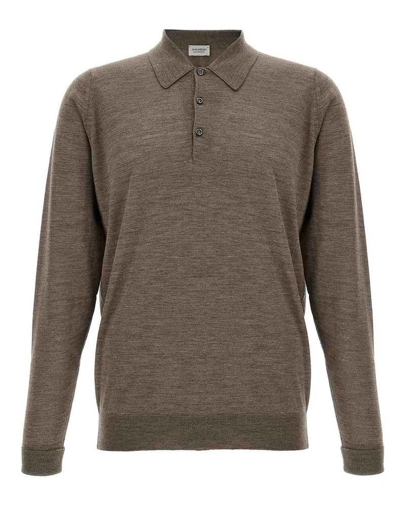 John Smedley Poloshirt - Bunt Bunt