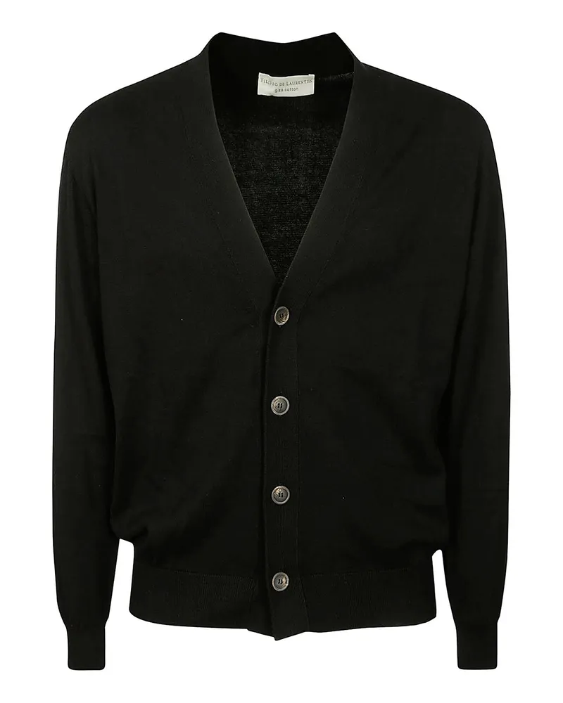 Filippo de Laurentiis Cardigan - Schwarz Schwarz