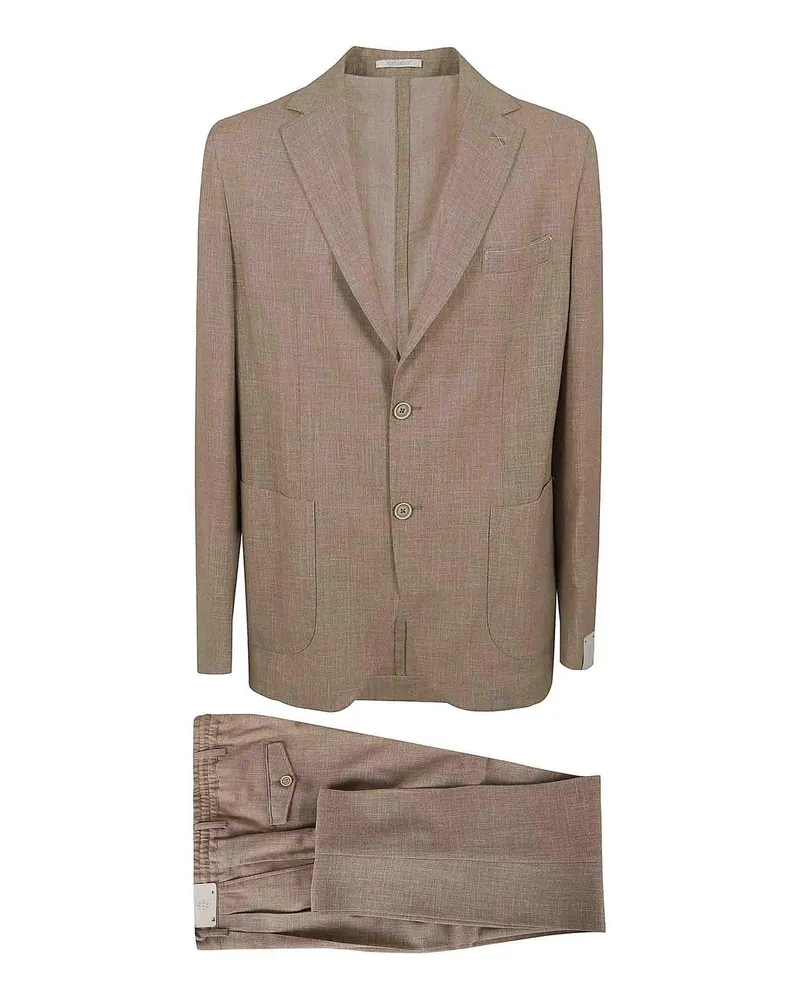Eleventy Eleganter Anzug - Beige Beige