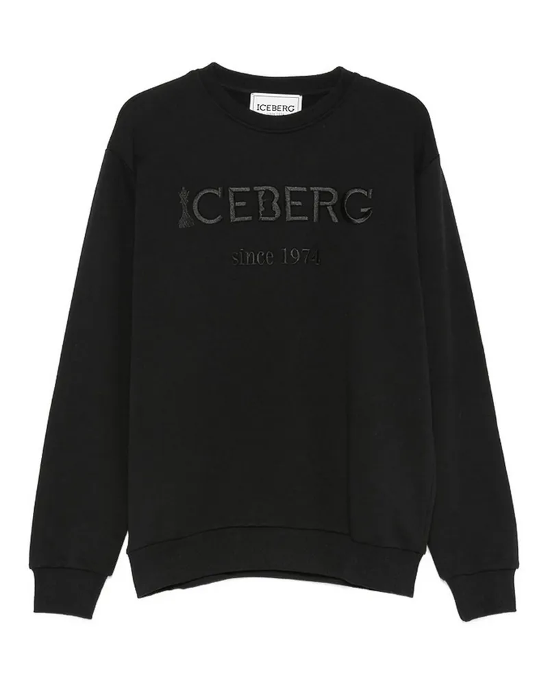 Iceberg Sweatshirt - Schwarz Schwarz