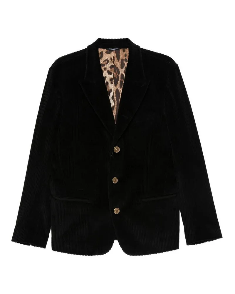 Dolce & Gabbana Blazer - Schwarz Schwarz