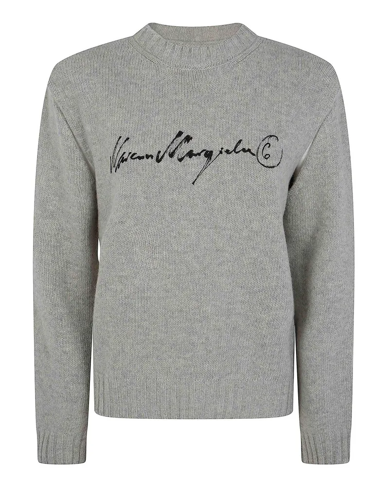 Maison Margiela Rundhalspullover - Grau Grau