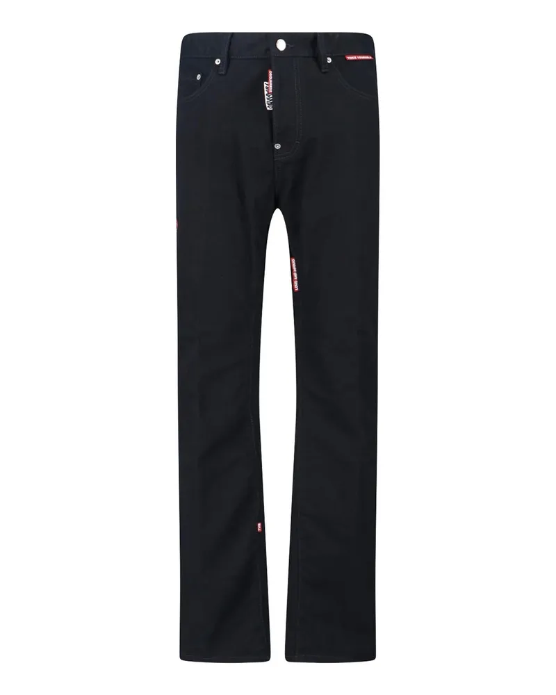 Dsquared2 Straight Leg Jeans - Schwarz Schwarz