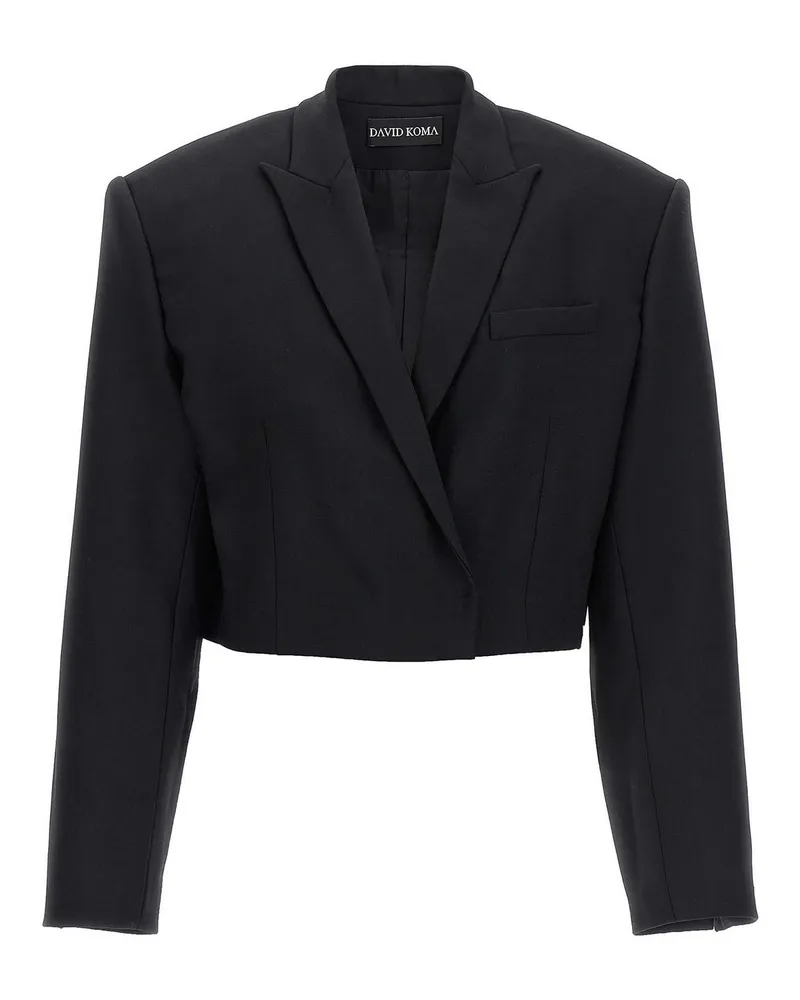 David Koma Blazer - Schwarz Schwarz