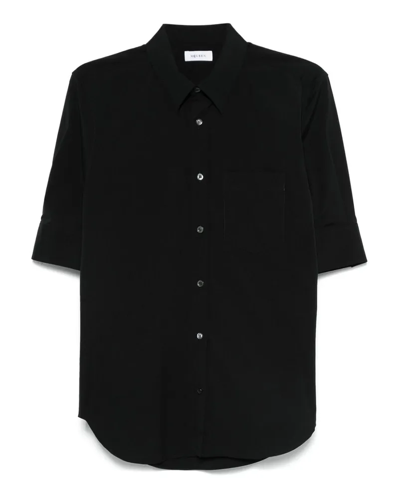 Alexander McQueen Hemd - Schwarz Schwarz