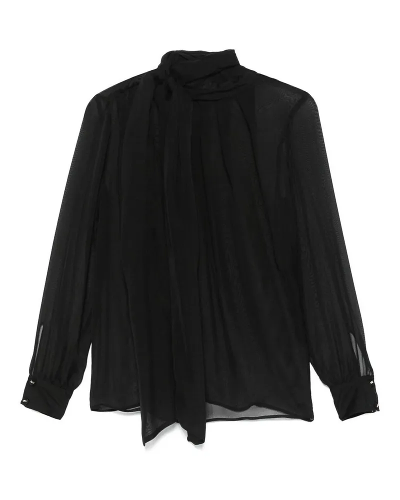 Elisabetta Franchi Bluse - Schwarz Schwarz