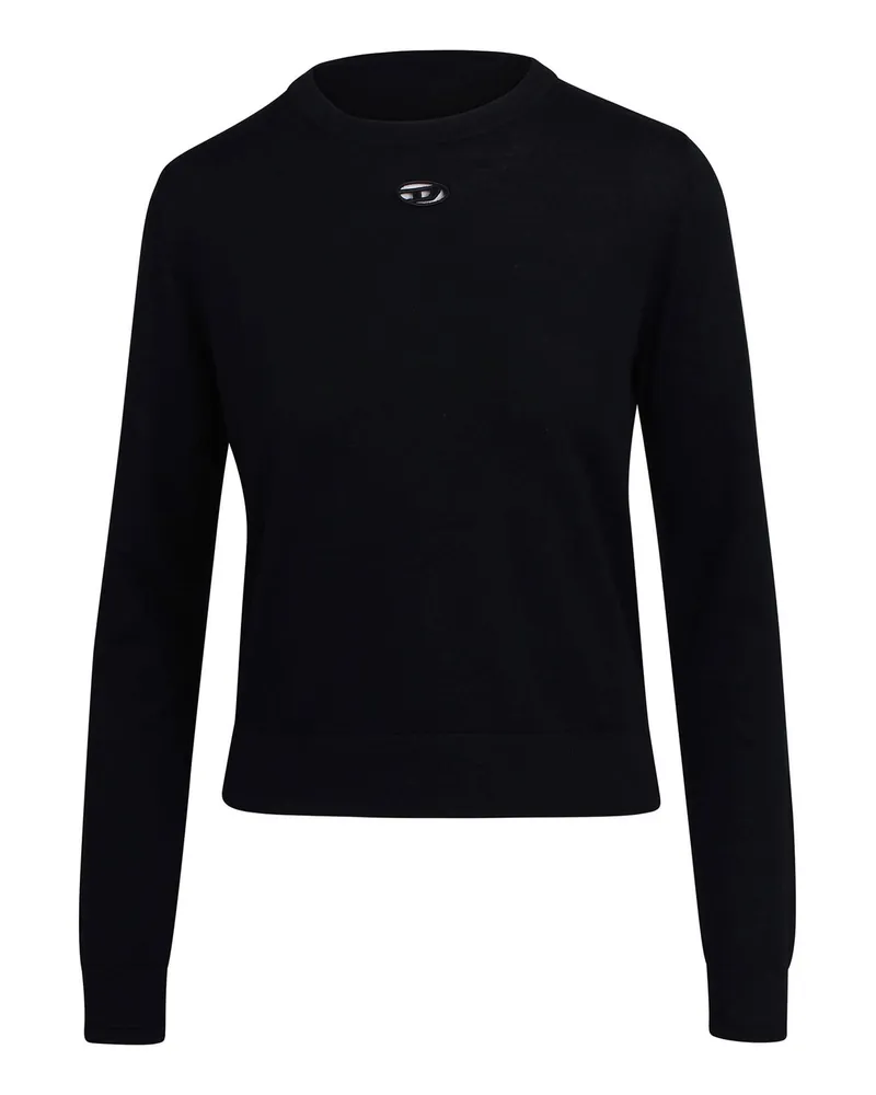 Diesel Rundhalspullover - Schwarz Schwarz