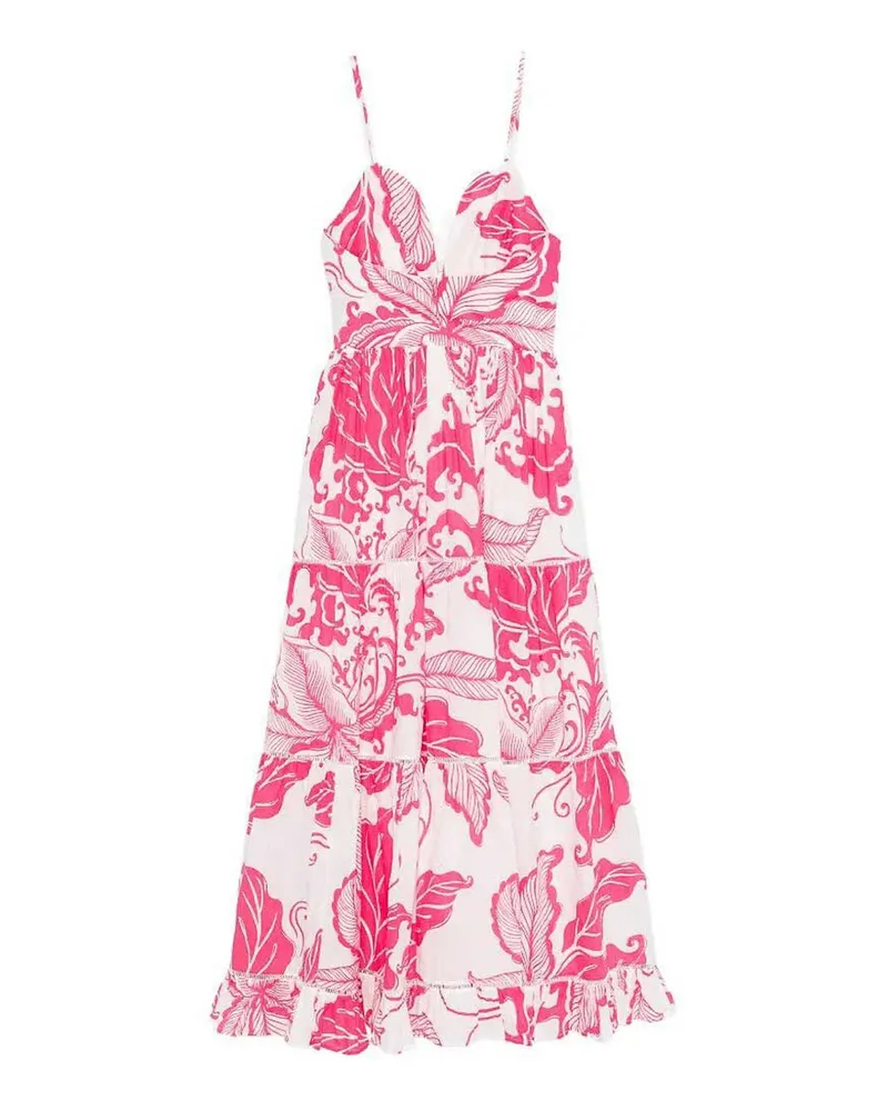 Poupette St Barth Maxikleid - Rosa Rosa