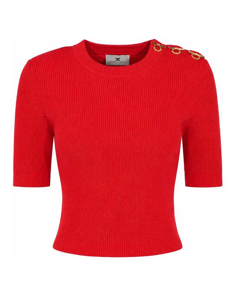 Elisabetta Franchi Top - Rot Rot