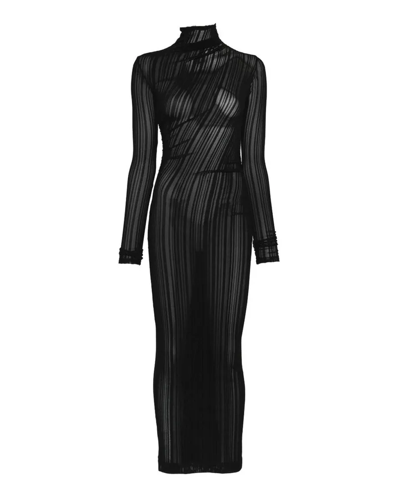 Amazuìn Rollkragenpullover - Schwarz Schwarz
