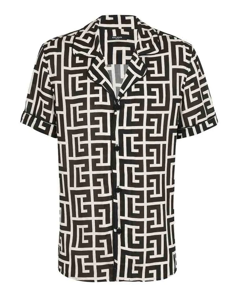 Balmain Hemd - Schwarz Schwarz