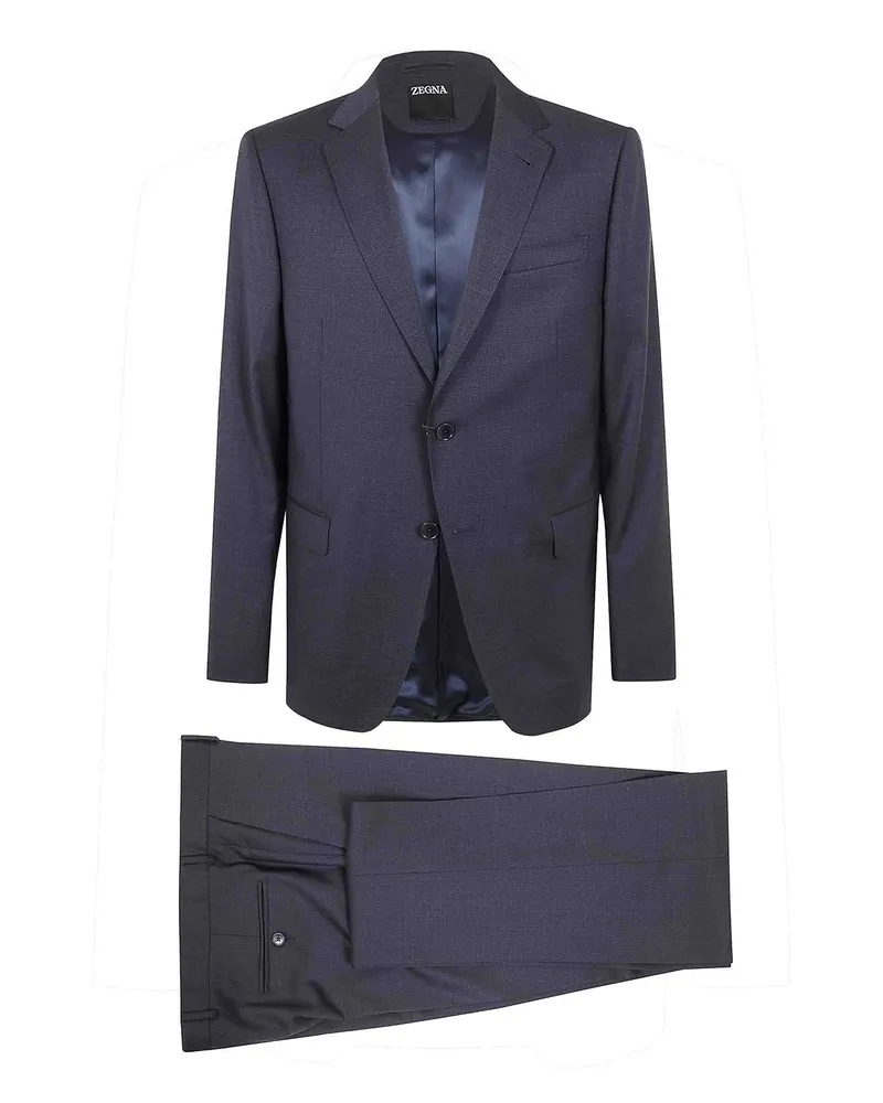 Ermenegildo Zegna Eleganter Anzug - Schwarz Schwarz