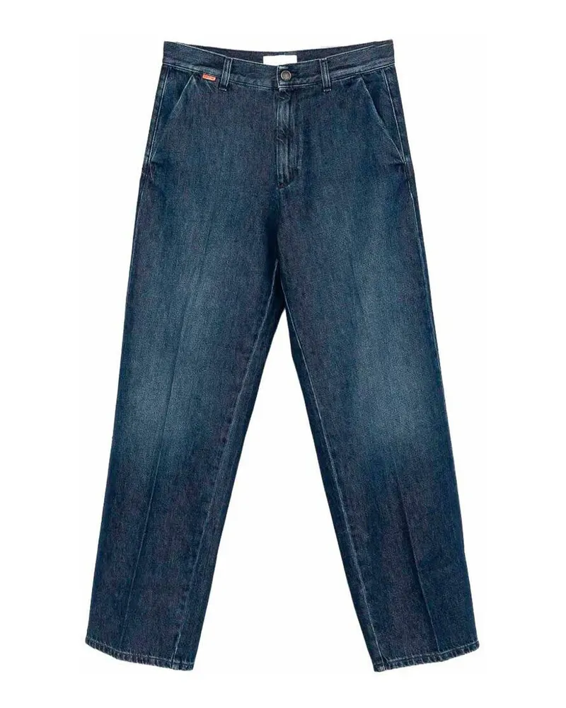 LARDINI Straight Leg Jeans - Dunkelblau Dunkelblau