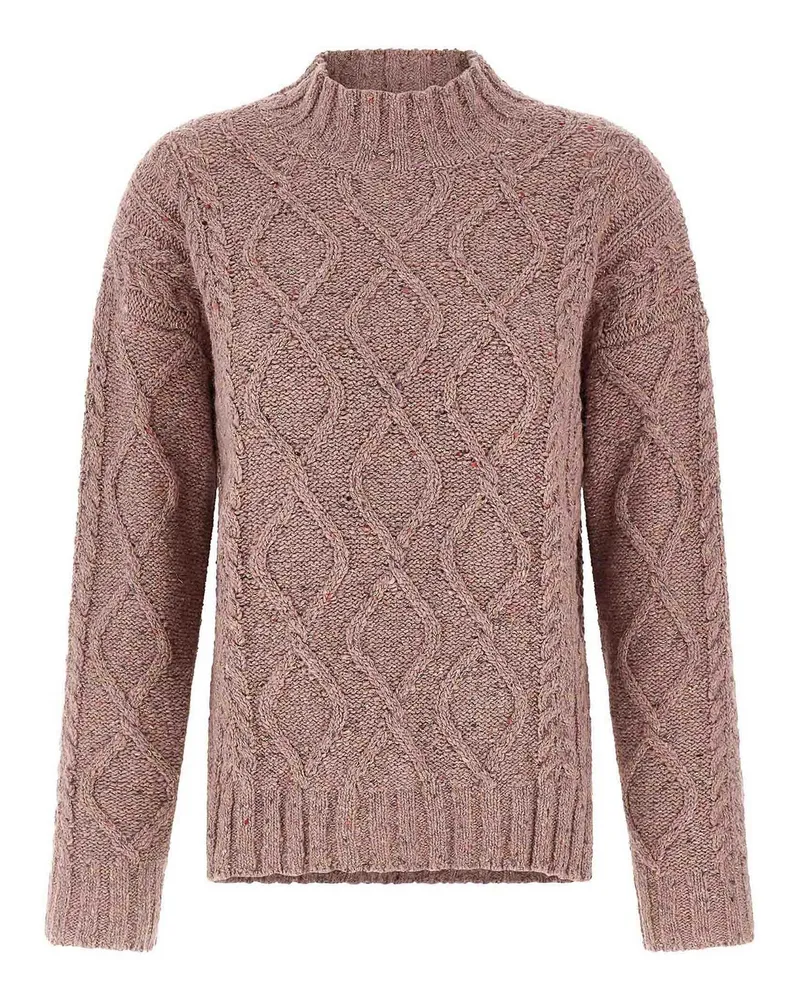 Twin-Set Rundhalspullover - Nude Nude