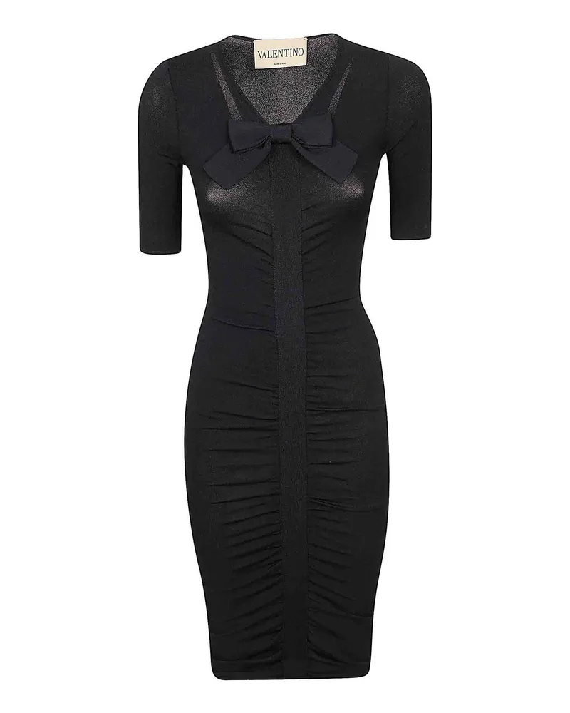Valentino Garavani Knielanges Kleid - Schwarz Schwarz