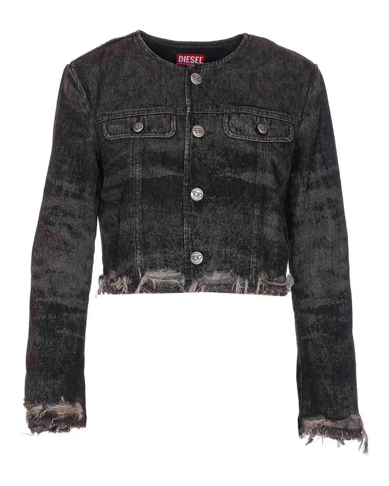Diesel Jeansjacke - Schwarz Schwarz