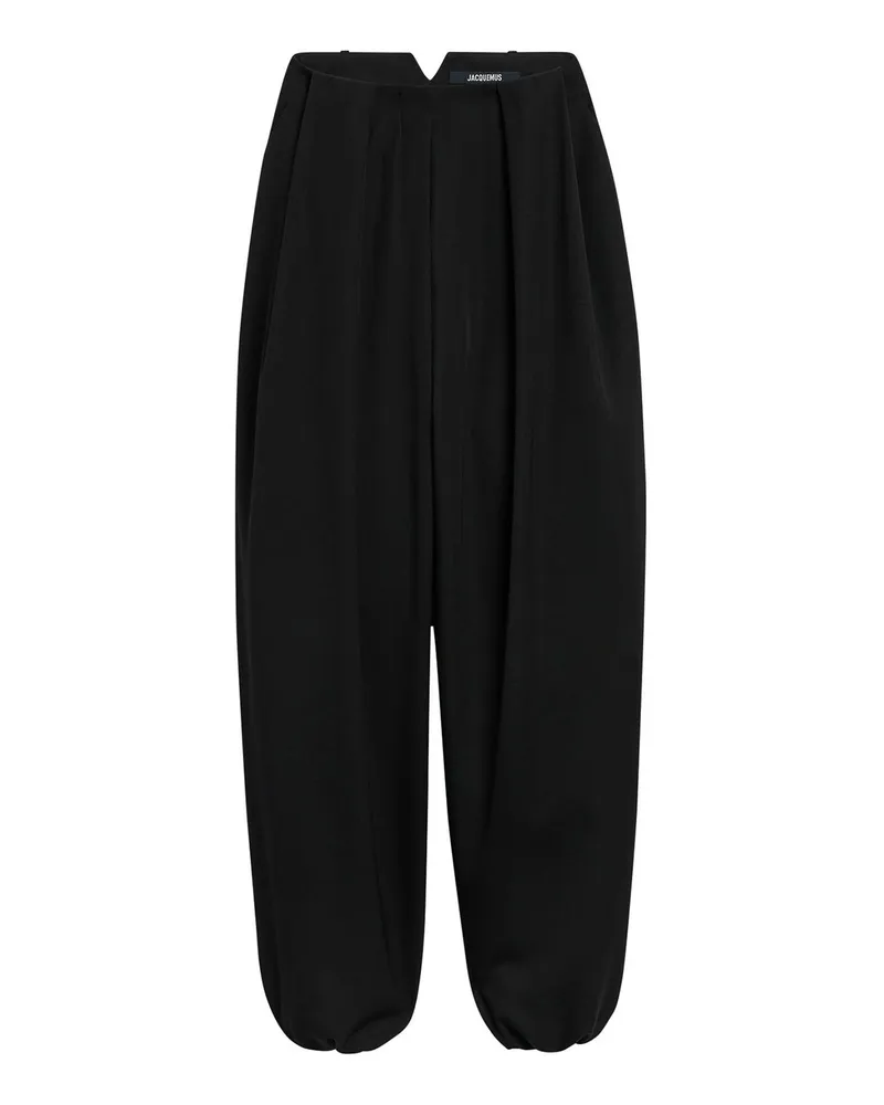 Jacquemus Casual Hose - Schwarz Schwarz