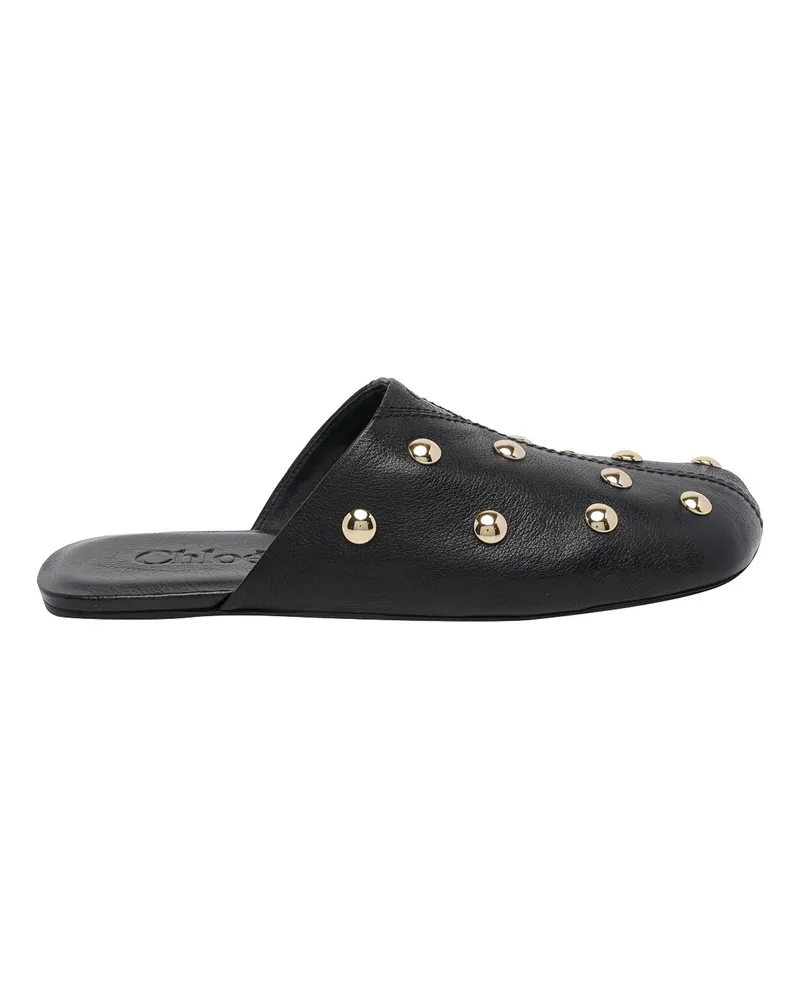 Chloé Mules - Schwarz Schwarz