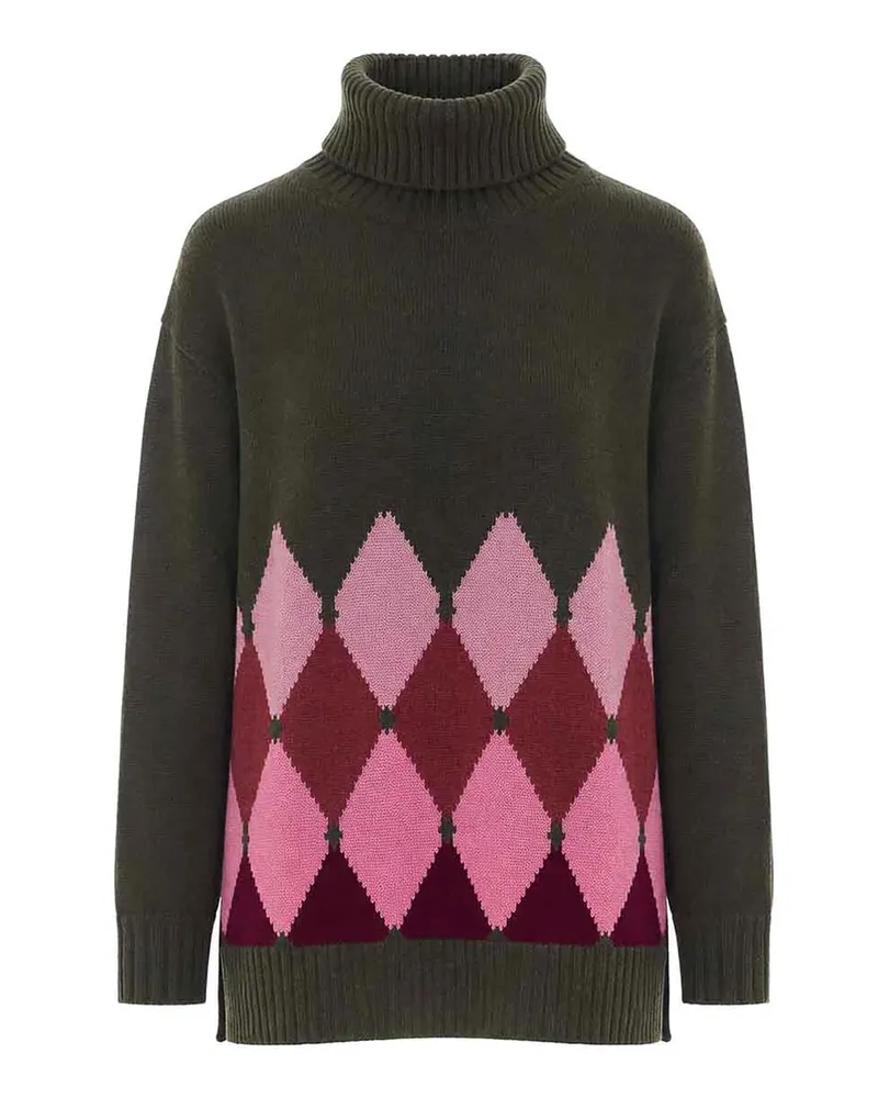 Ballantyne Rollkragenpullover - Grün Grün