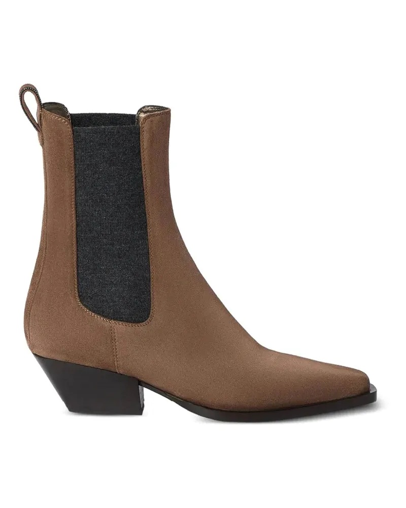Brunello Cucinelli Stiefeletten - Braun Braun