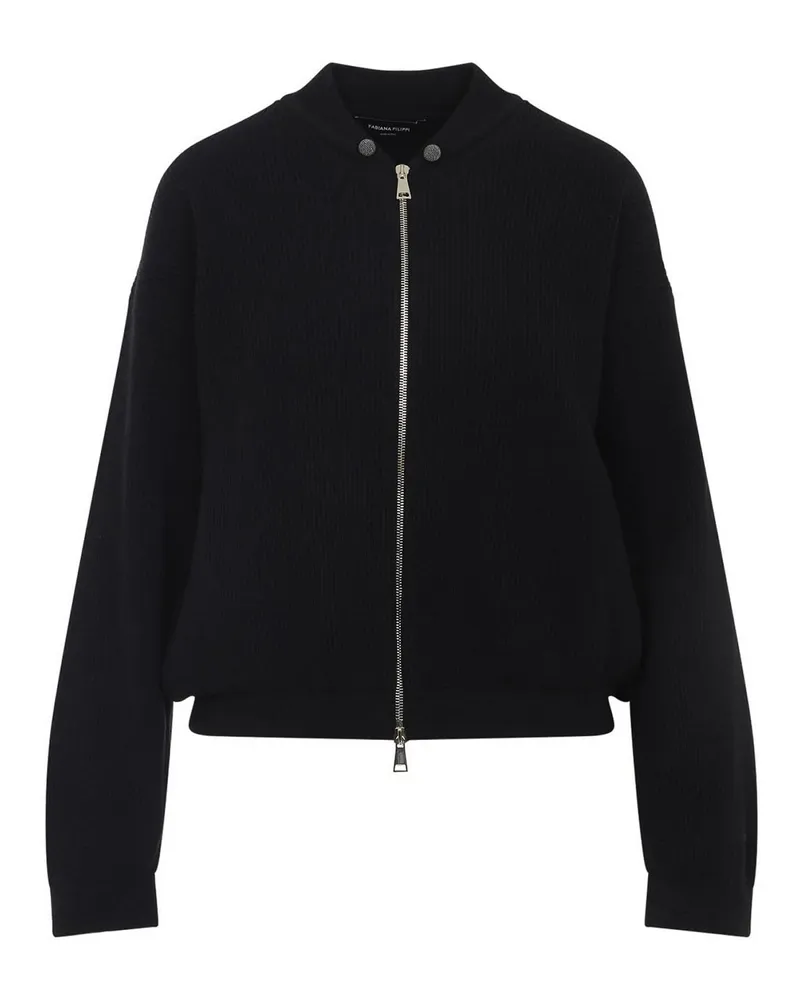 Fabiana Filippi Casualjacke - Schwarz Schwarz