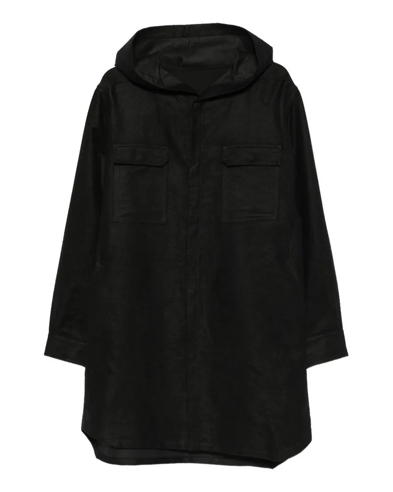 Rick Owens Hemd - Schwarz Schwarz