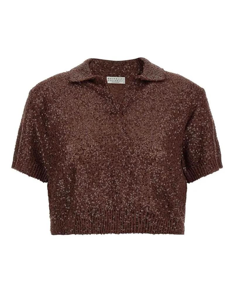 Brunello Cucinelli Poloshirt - Braun Braun