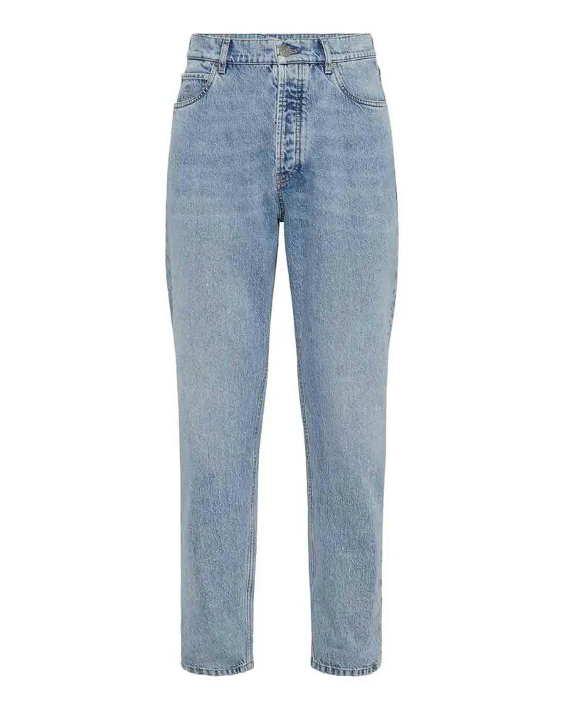 Brunello Cucinelli Straight Leg Jeans - Blau Blau