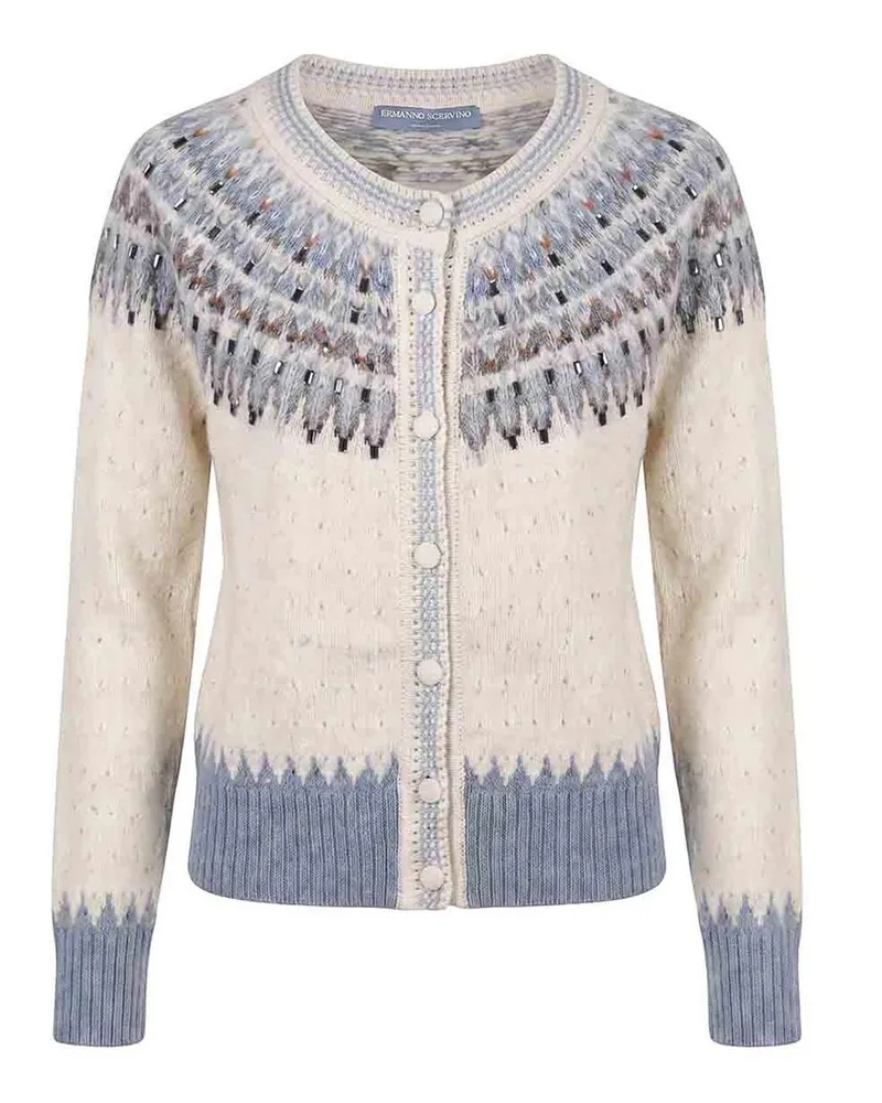 Ermanno Scervino Cardigan - Weiß Weiß