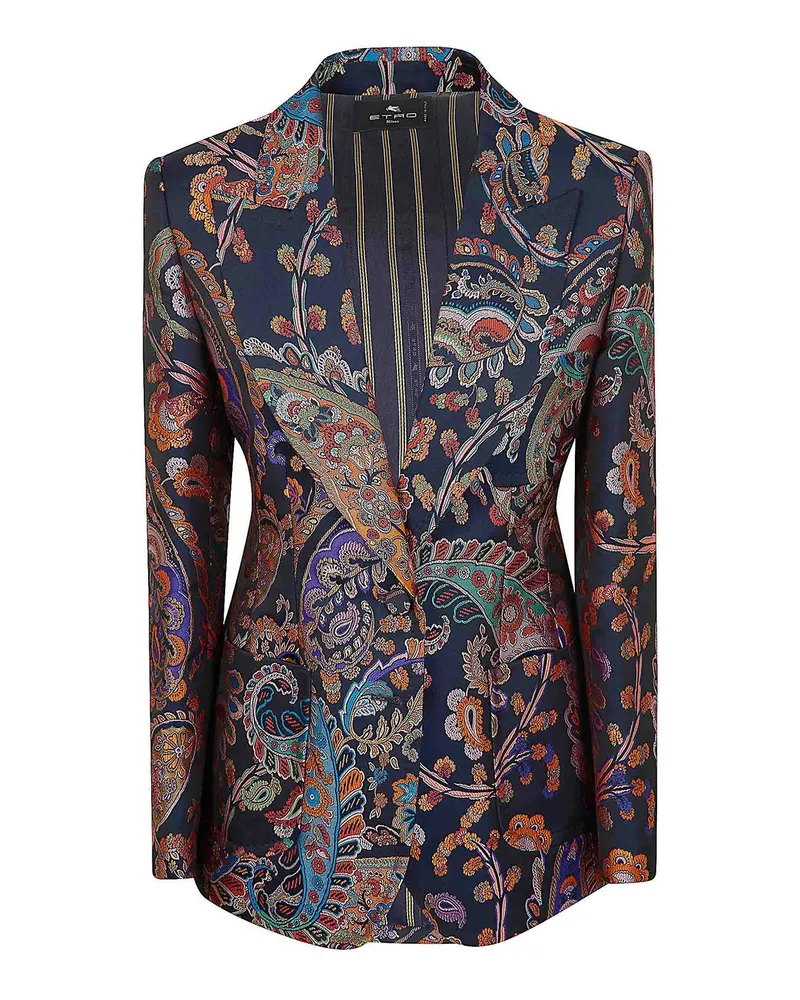 Etro Blazer - Schwarz Schwarz