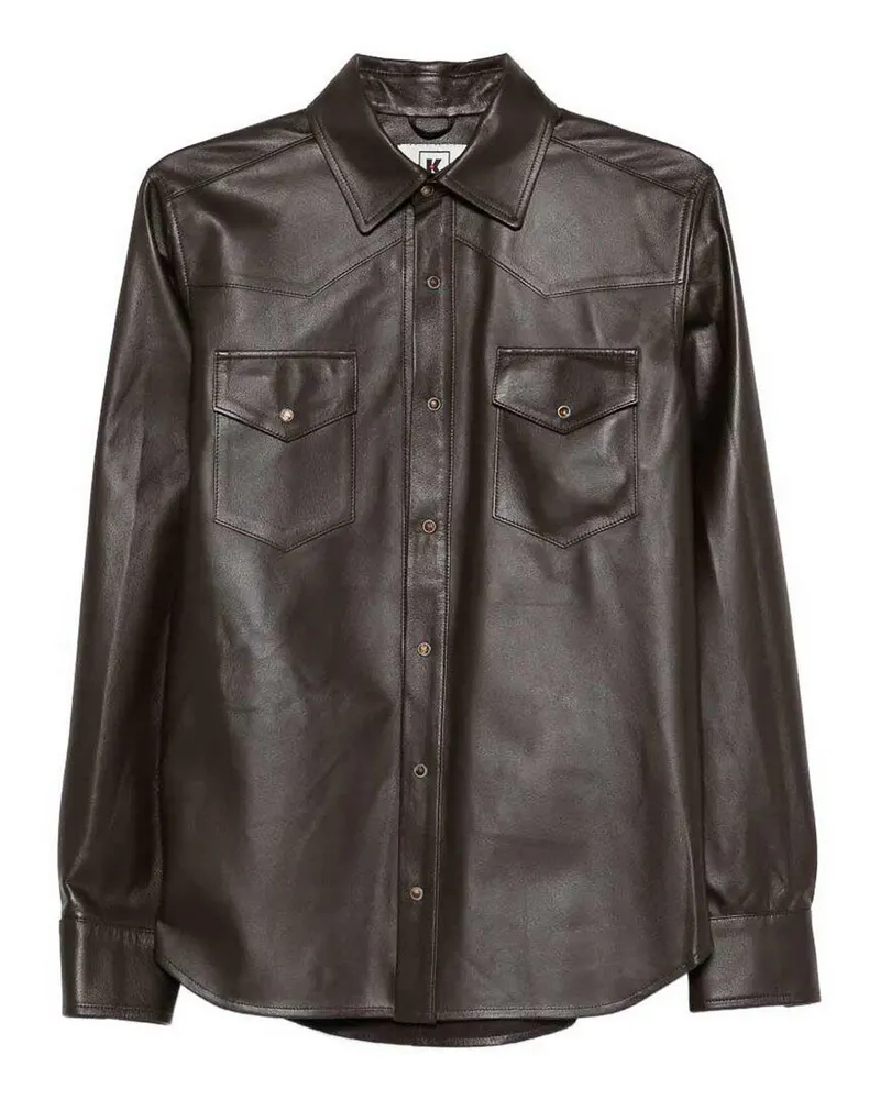 KIRED Hemd - Dunkelbraun Dunkelbraun