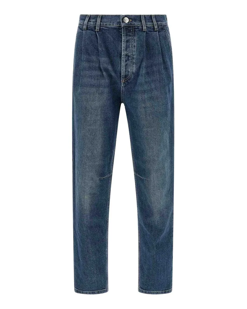 Brunello Cucinelli Straight Leg Jeans - Blau Blau