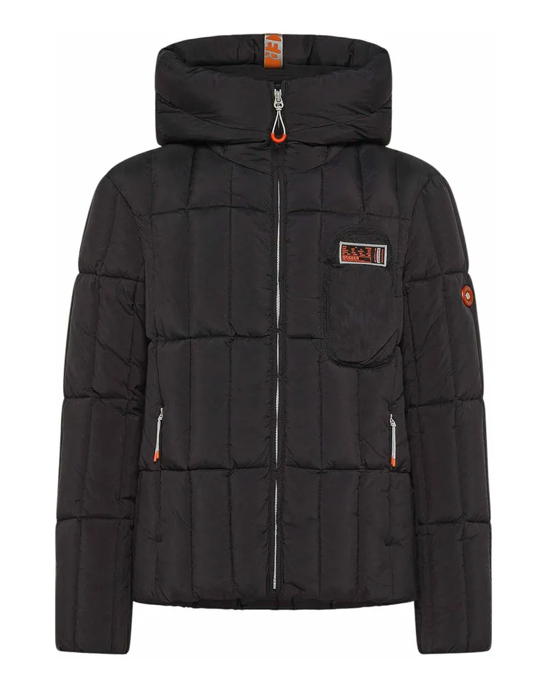 DEKKER Knielanger Mantel - Schwarz Schwarz