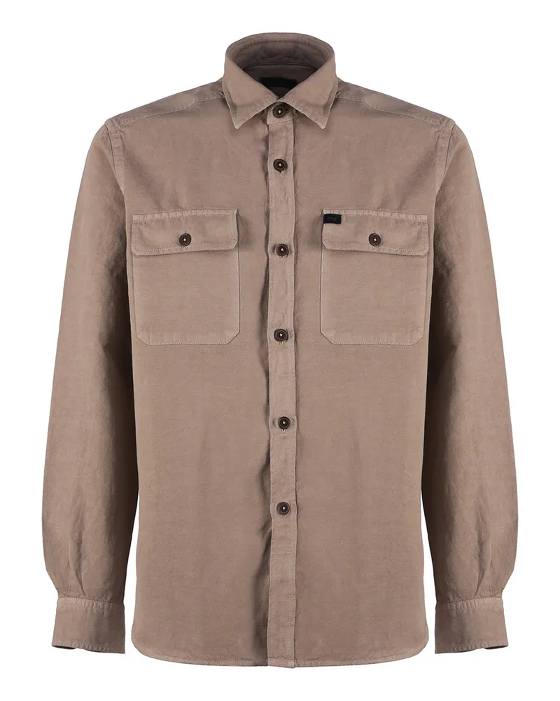 Fay Hemd - Beige Beige
