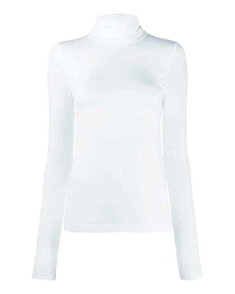 Wolford Rundhalspullover - Weiß Weiß