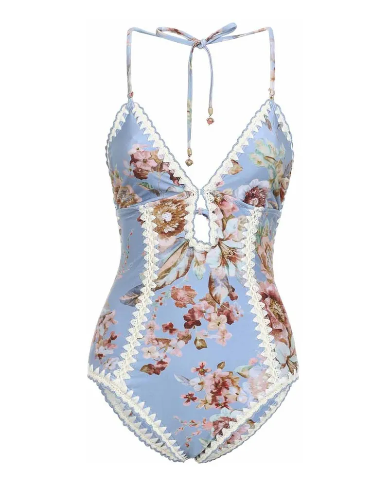 Zimmermann Badeanzug - Hellblau Hellblau