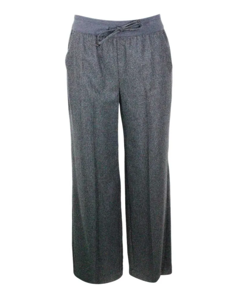 Lorena Antoniazzi Casual Hose - Grau Grau