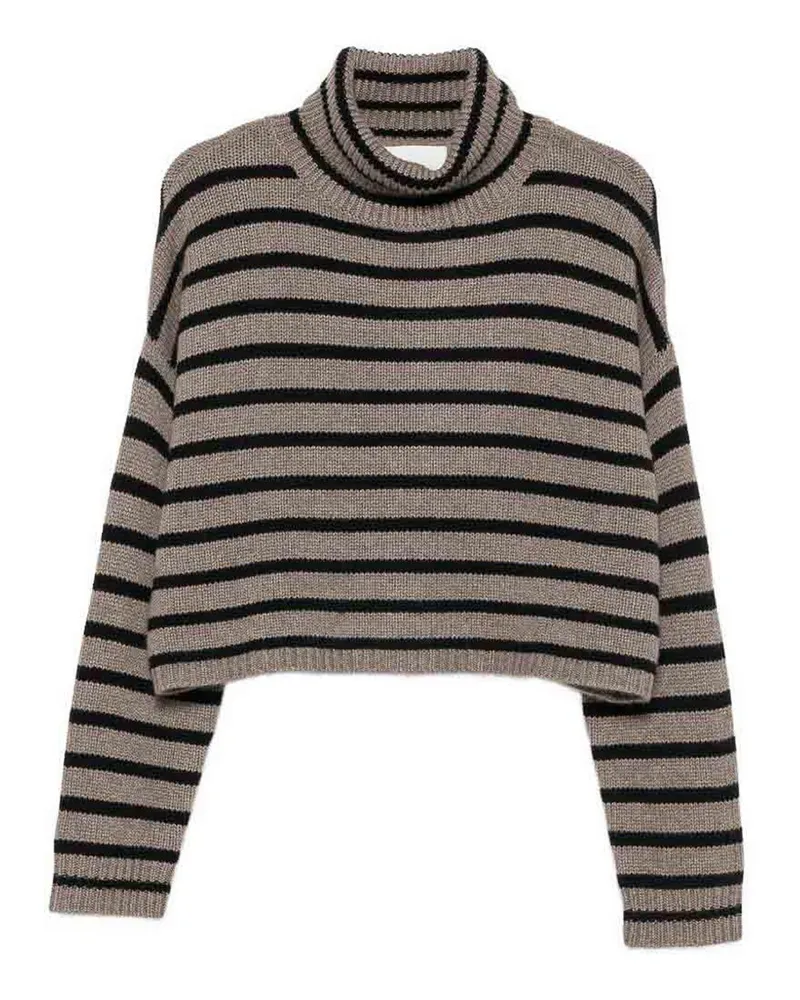Lisa Yang Rundhalspullover - Beige Beige
