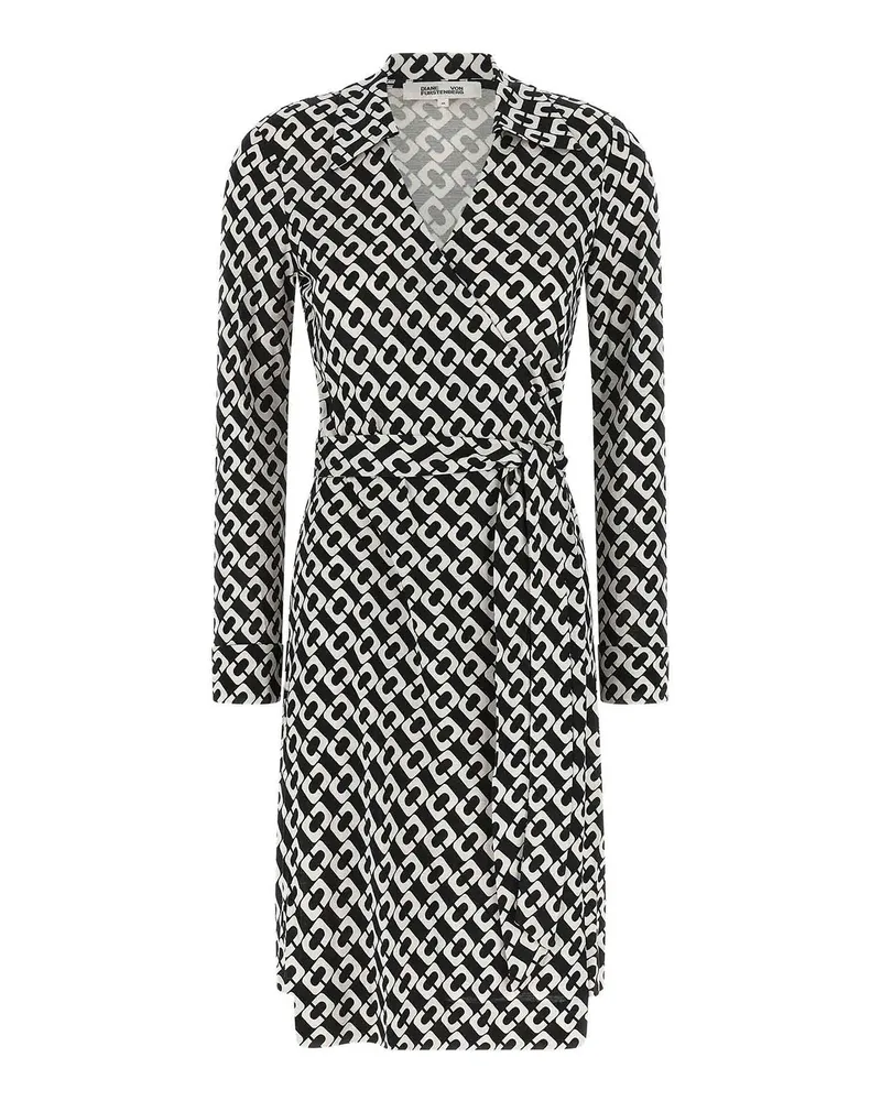 Diane von Furstenberg Knielanges Kleid - Weiß Weiß