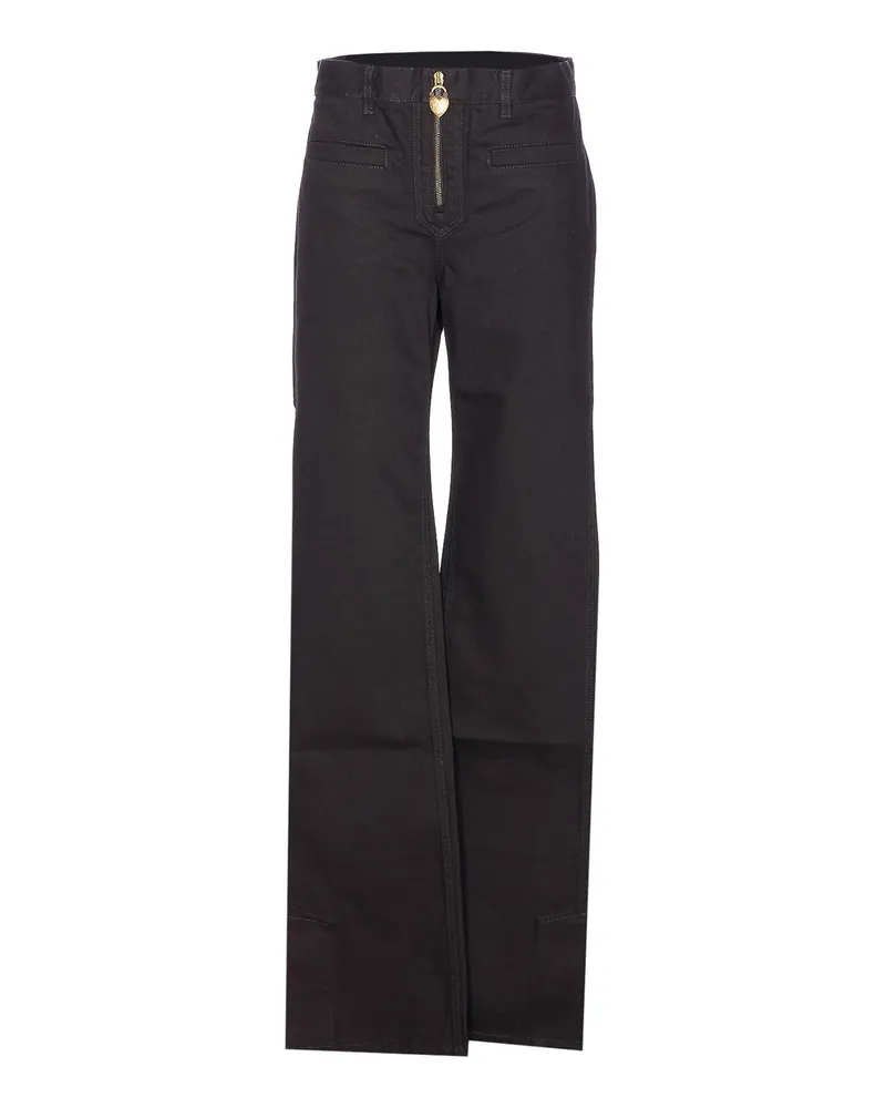 Chloé Straight Leg Jeans - Schwarz Schwarz