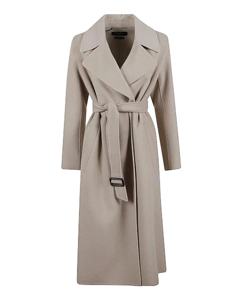 Max Mara Kurzer Mantel - Beige Beige
