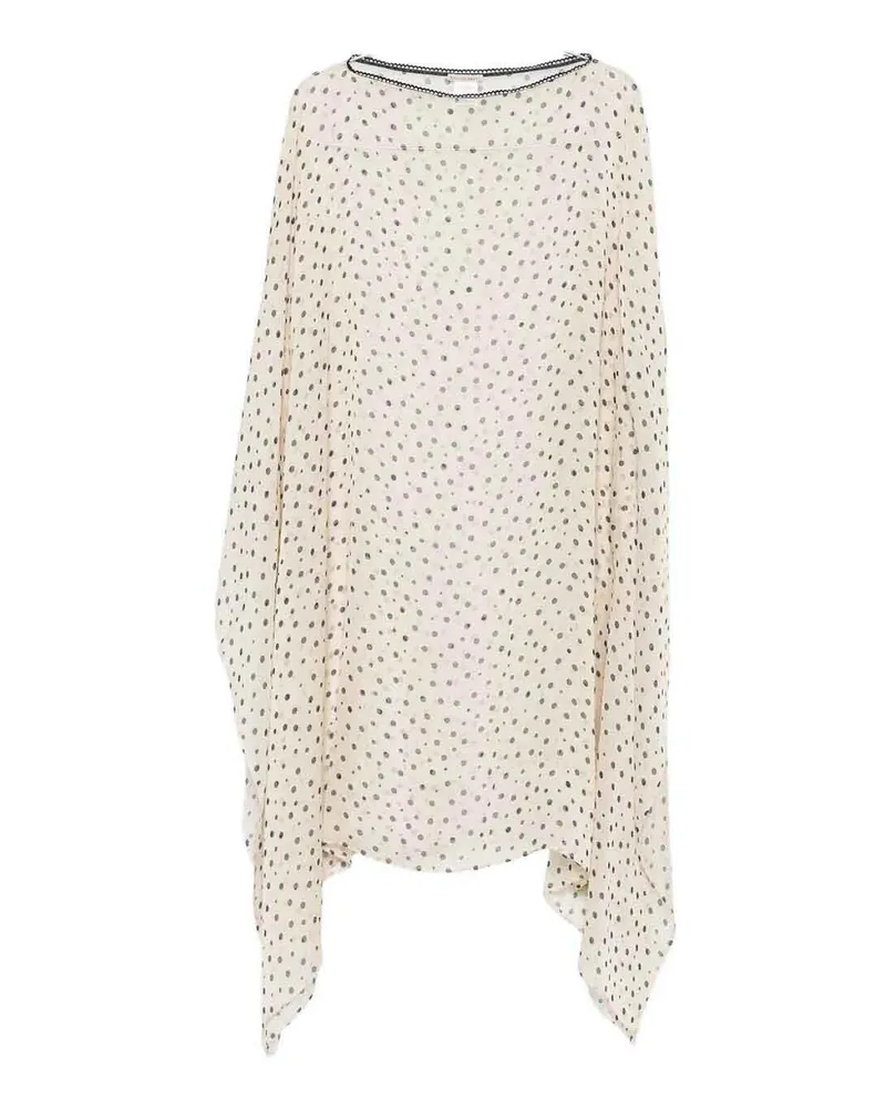 Faliero Sarti Knielanges Kleid - Schwarz Weiß