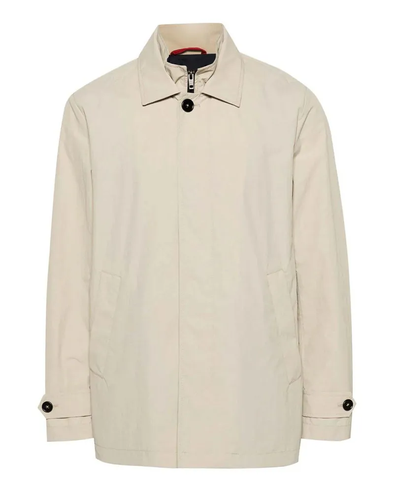 Fay Cape - Beige Weiß