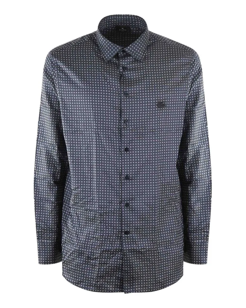 Etro Hemd - Grau Grau