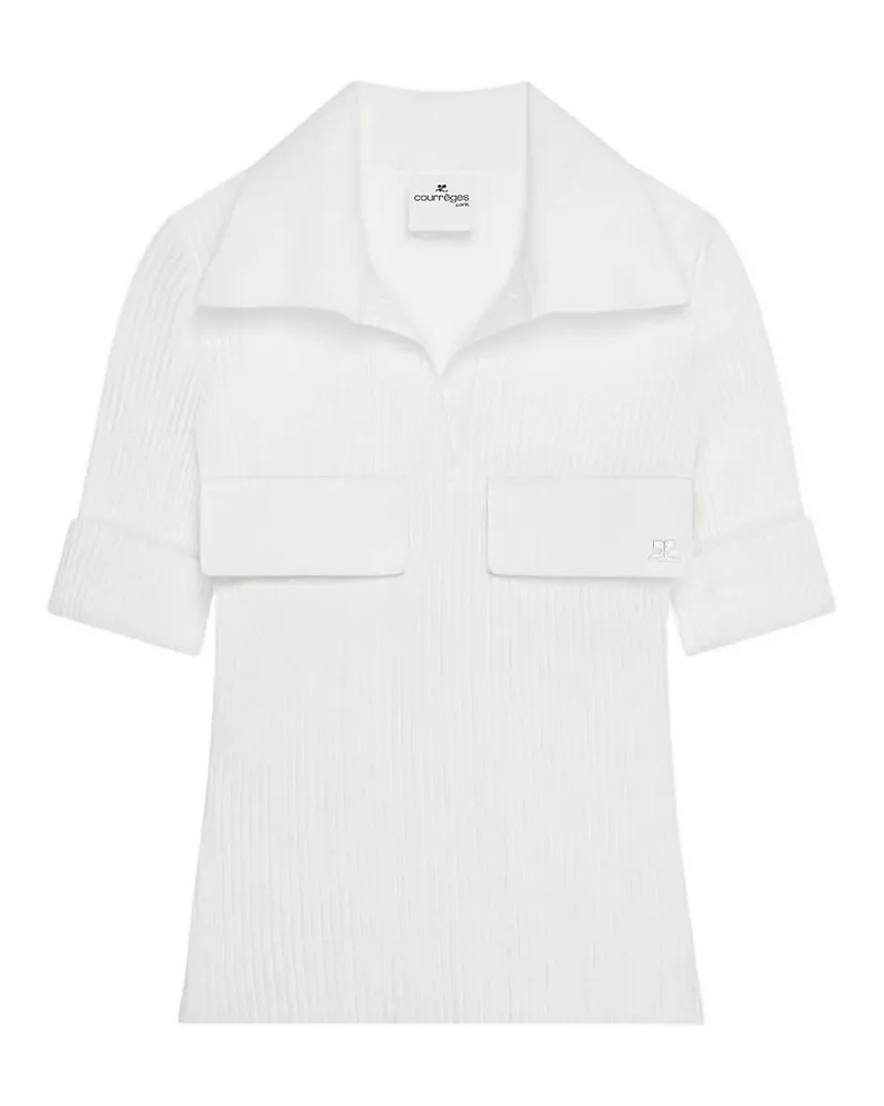 Courrèges Top - Weiß Weiß