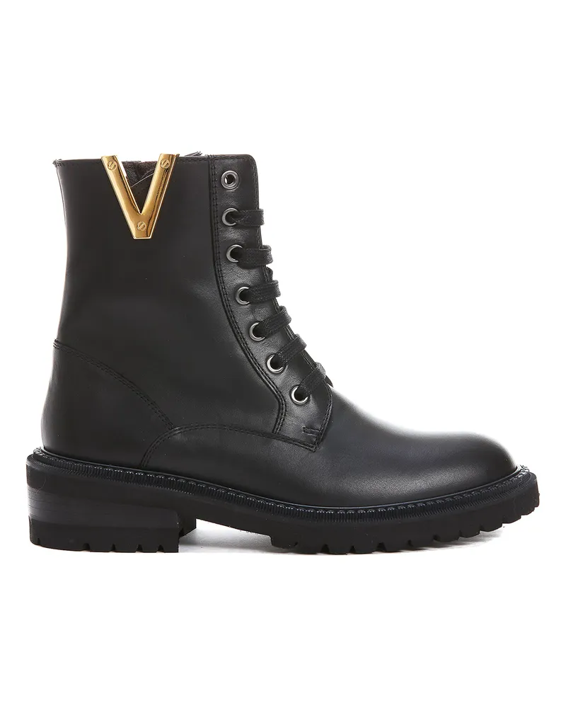 Via Roma 15 Stiefeletten - Schwarz Schwarz