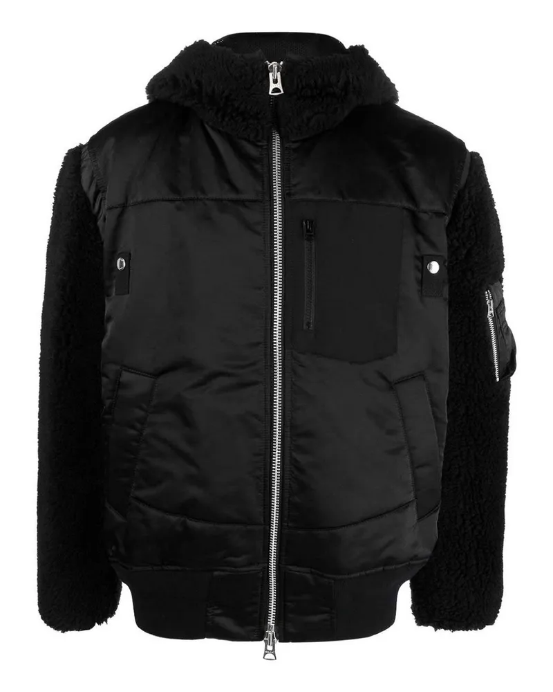 Sacai Casualjacke - Schwarz Schwarz