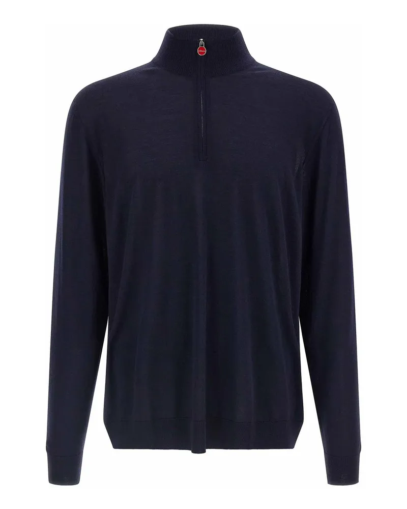 Kiton Rollkragenpullover - Blau Blau