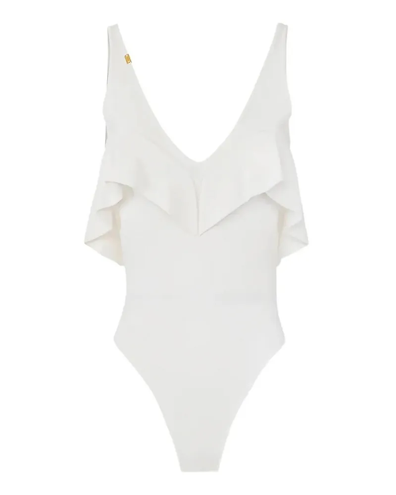 Elisabetta Franchi Top - Creme Creme