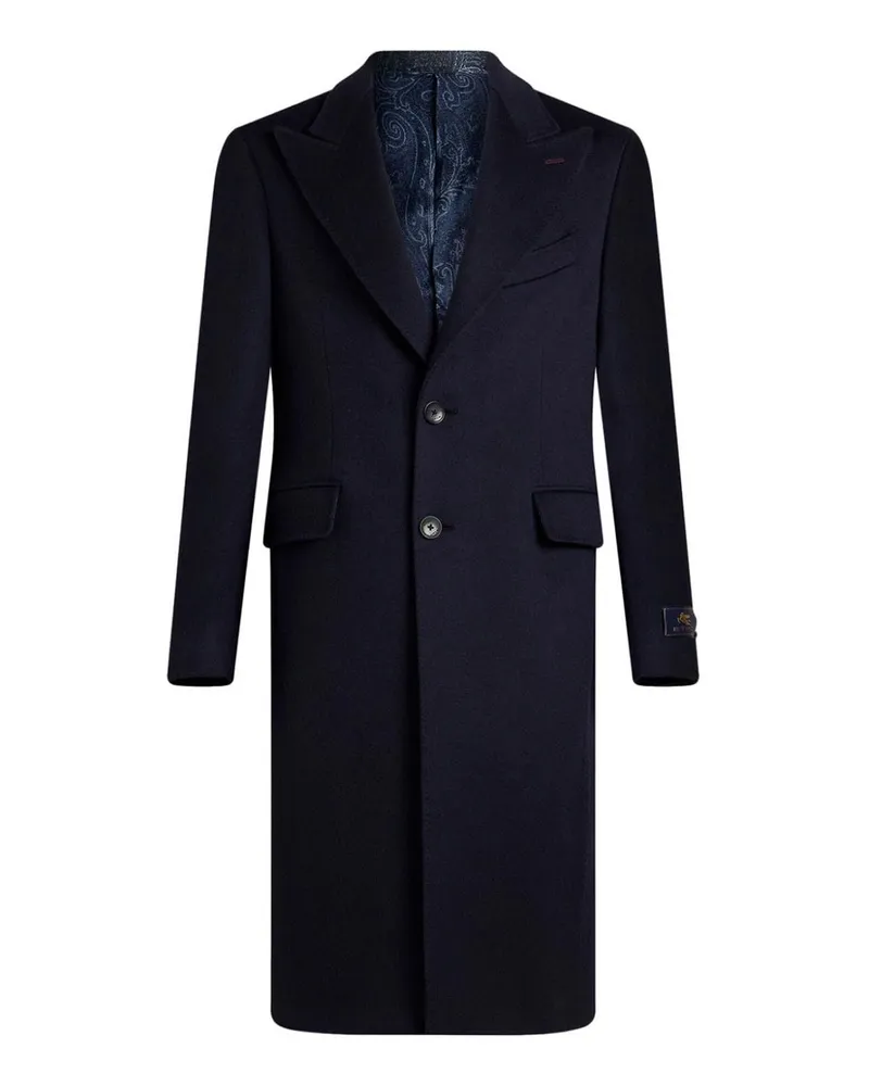 Etro Kurzer Mantel - Blau Blau